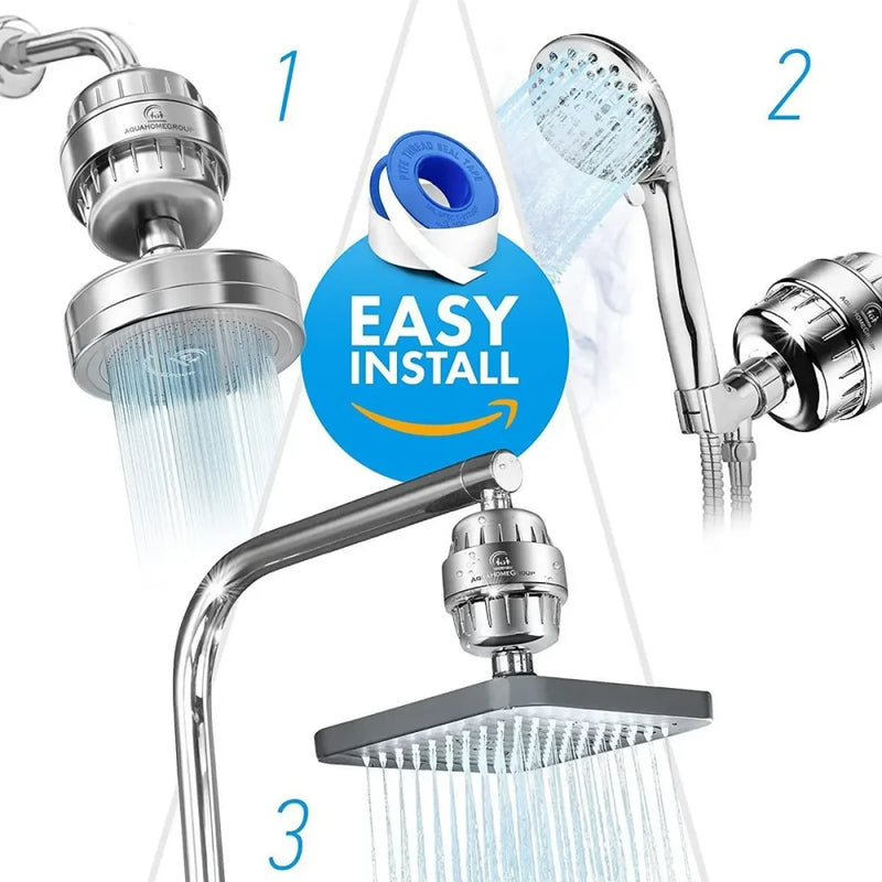 Filtro de Agua para Ducha Familiar