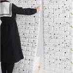 Adhesivo Pared Ladrillo Espuma 3D